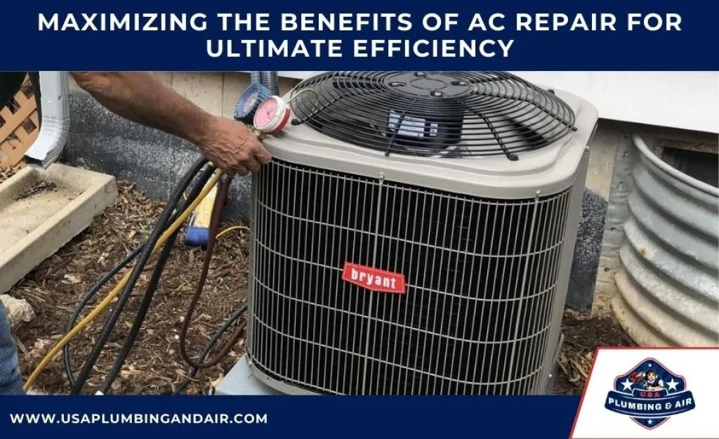 Technician replacing faulty parts in a central air conditioning system in Las Vegas